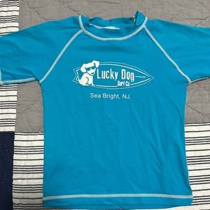 Lucky Dog Surf Co Kids Rashgaurd Size Small